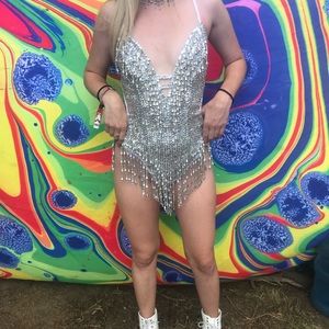 Easy Tiger Shimmy Shimmy Holographic Bodysuit
